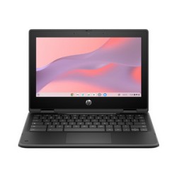 Laptop HP Fortis x360 G5: 
Procesador Intel N100 (hasta 3.4 GHz), 
Memoria de 4GB DDR4, 
eMMC de 32GB, 
Pantalla de 11" LED, 
Vi
