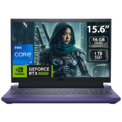 Laptop Dell G15 5530:  
Procesador Intel Core i7-13650HX,  
Memoria de 16GB DDR5,  
SSD de 1TB,  
Pantalla de 15.6" LED,  
Video