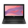 Laptop HP Chromebook Fortis G10: 
Procesador Intel N100 (hasta 3.4 GHz), 
Memoria de 4GB LPDDR5, 
eMMC de 32GB, 
Pantalla de 11.