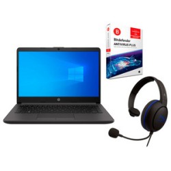 Laptop HP 240 G8:
Procesador Intel Core i5 1135G7 (Hasta 4.20 GHz),
Memoria de 8GB DDR4,
SSD de 256GB,
Pantalla de 14" LED,
Vide