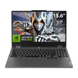 Laptop Gamer Lenovo LOQ 15ARP9: Procesador AMD Ryzen 7 7435HS (Hasta 4.5GHz), Memoria de 16GB DDR5, SSD de 512GB, Pantalla de 15