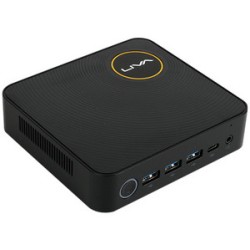 Mini PC de Escritorio ECS Liva Z,
Procesador Intel Celeron N 3350 (hasta 2.40 GHz),
Memoria de 4GB LPDDR3,
Almacenamiento de 64G