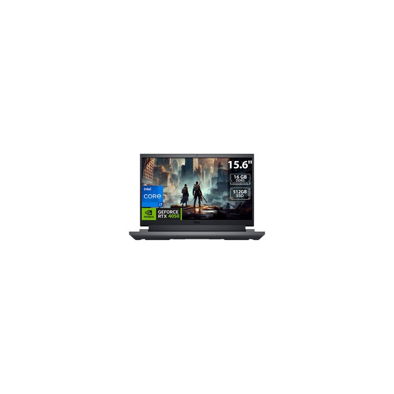 Laptop Gamer DELL G15 5530:
Procesador Intel Core i7 13650HX  (Hasta 4.9 GHz),
Memoria de 16GB DDR5,
SSD de 512GB,
Pantalla de 1
