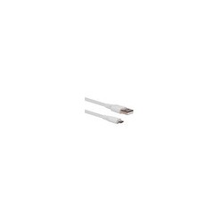 Cable Micro USB Vorago de 1m. Color Blanco