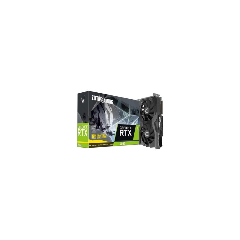 Tarjeta de Video NVIDIA GeForce RTX 2060 ZOTAC GAMING Black, 6GB GDDR6, 1xHDMI, 3xDisplayPort, PCI Express 3.0