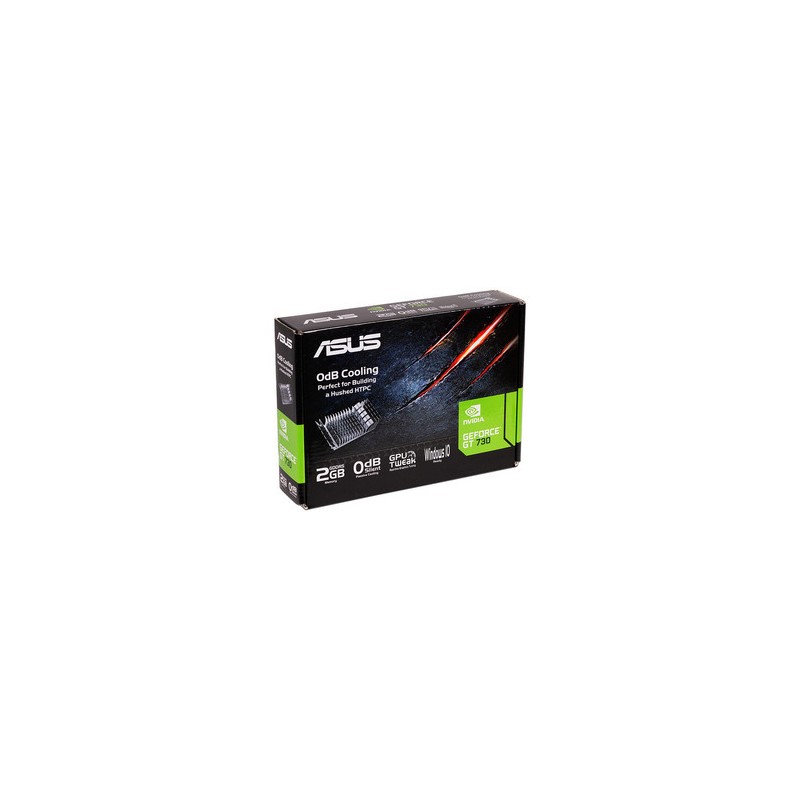 Tarjeta de Video ASUS NVIDIA GeForce GT 730, 2GB GDDR5, 1xHDMI 1.4, 1xDVI, 1xVGA, PCI Express 2.0.
