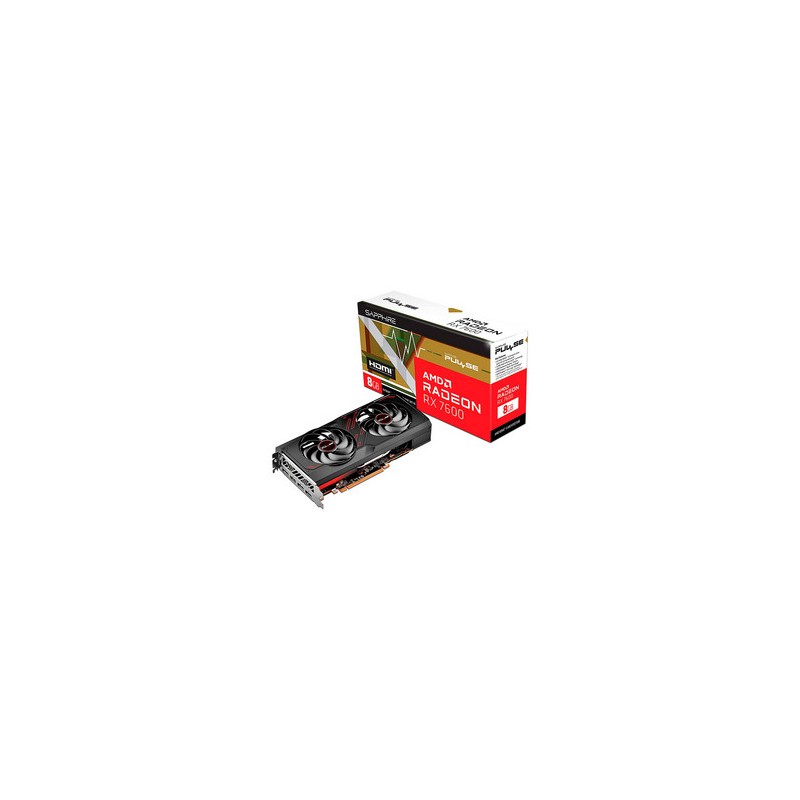 Tarjeta de Video AMD Radeon RX 7600 Sapphire, 8GB GDDR6, 1xHDMI, 3xDisplayPort, PCI Express 4.0