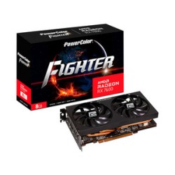 Tarjeta de Video AMD Radeon RX 7600 PowerColor Fighter, 8GB GDDR6, 1xHDMI, 3xDisplayPort, PCI Express 4.0