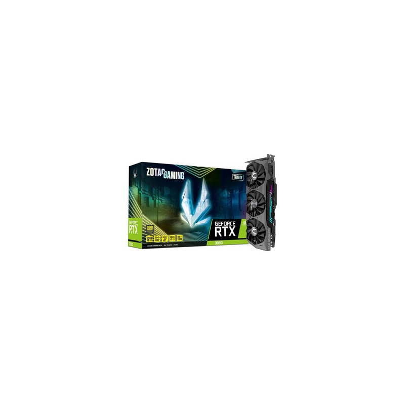 Tarjeta de Video NVIDIA GeForce RTX 3080 ZOTAC Gaming Trinity LHR, 12GB GDDR6X, 1xHDMI, 3xDisplayPort, PCI Express x16 4.0