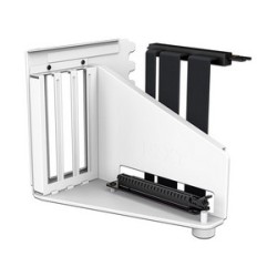 Kit de Montaje Vertical para la Gráfica NZXT H7 Serie, Soporte de Gráfica y Cable Riser PCIe 4.0, Blanco Mate.