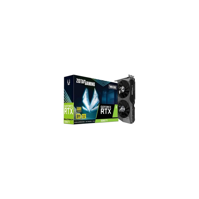 Tarjeta de Video NVIDIA GeForce RTX 3060 Ti ZOTAC Twin Edge LHR 8G, 8GB GDDR6, 1xHDMI 2.1, 3xDisplayPort 1.4, PCI Express x16 4.