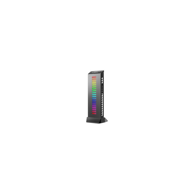 Soporte para Tarjeta Gráfica Deepcool GH01A RGB, soporta hasta 5kg.